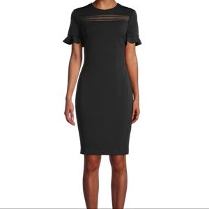 Ted Baker Lace Panel Pencil Cocktail Dress